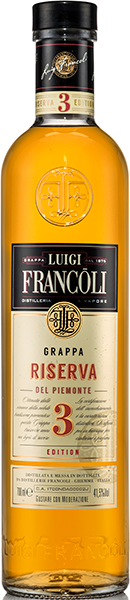 Grappa Riserva Del Piemonte 3Y 70cl FRANCOLI