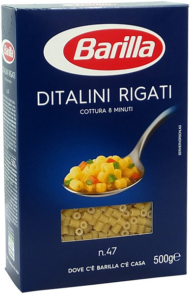 Ditalini Rigati No. 47 Classic 500g Barilla