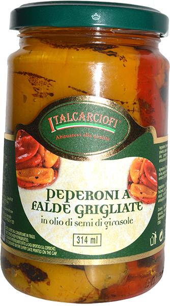 Peperoni a Falde Grigliati 314g ITALCARCIOFI