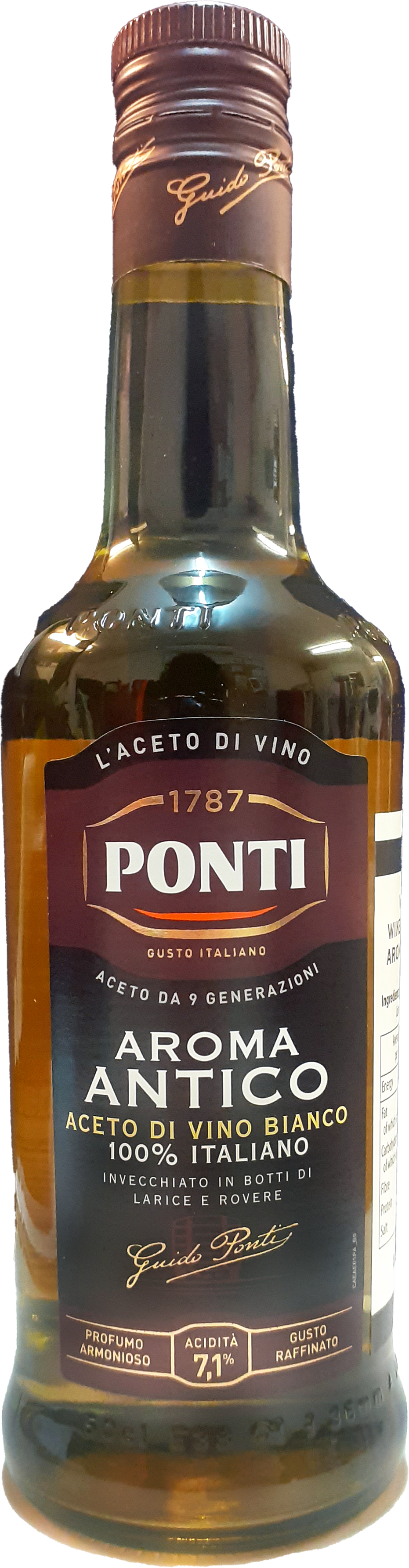 Aceto Di Vino Bianco 7% 50cl PONTI