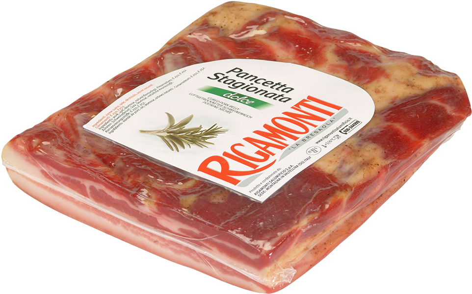 Pancetta Stagionata Dolce Sottovuoto (1.4kg approx.) RIGAMONTI