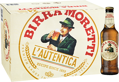 Birra L'Autentica 24x33cl MORETTI