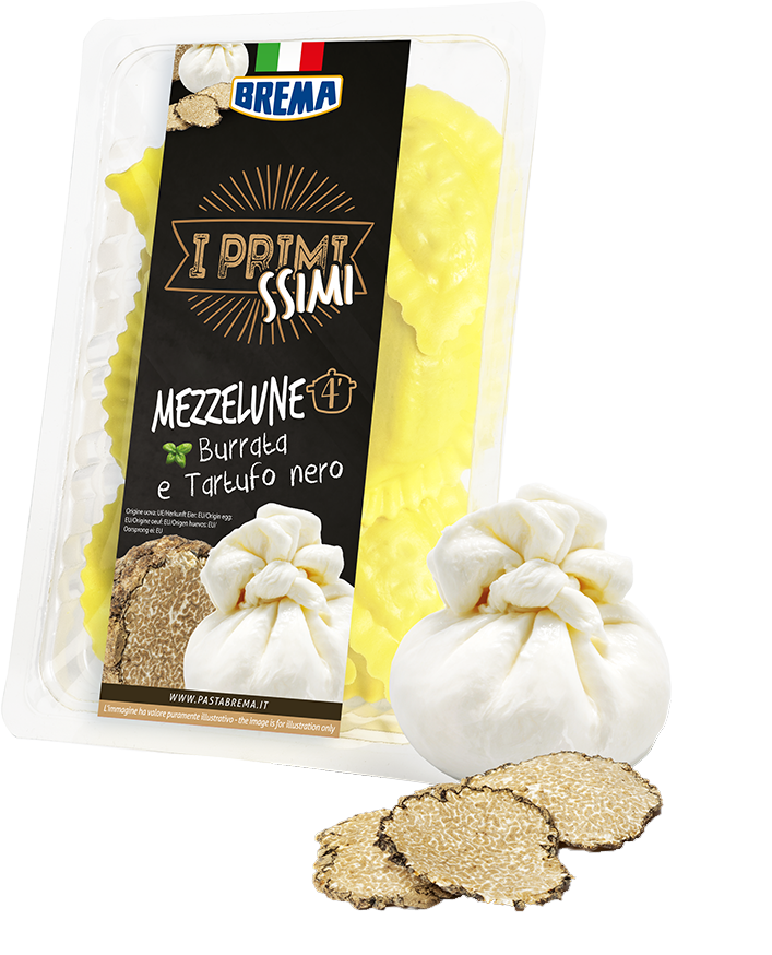 Mezzelune Burrata e Tartufo 250g BREMA