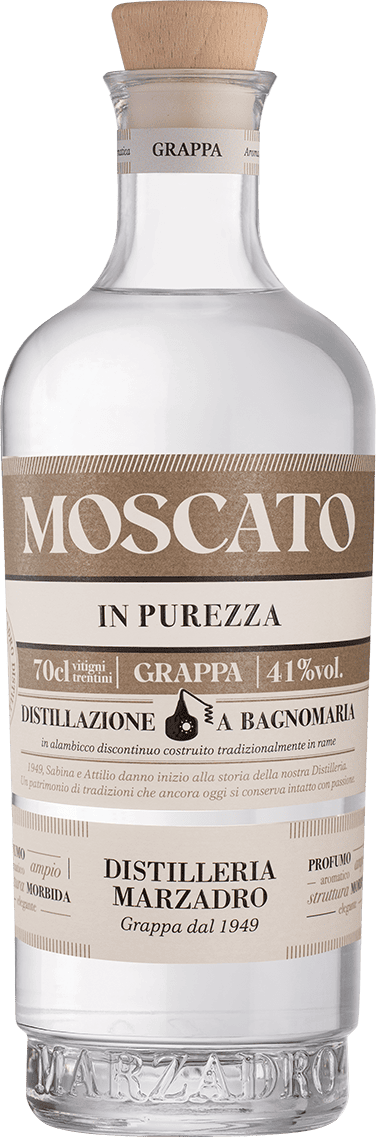 Grappa Moscato In Purezza 70cl MARZADRO