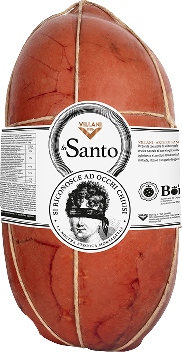 Mortadella La Santo I.G.P. Ovale Vescica Naturale (10/12kg approx.) VILLANI