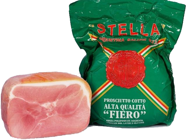 Prosciutto Cotto Alta Qualitá 'Fiero' a Metá Sottovuoto 4kg TRINITÁ