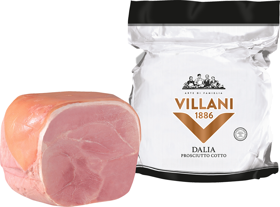 Prosciutto Cotto 'Dalia' a Metà (4.25kg approx.) VILLANI