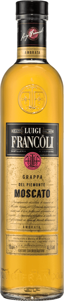 Grappa LF Moscato del Piemonte Barrique 70cl FRANCOLI