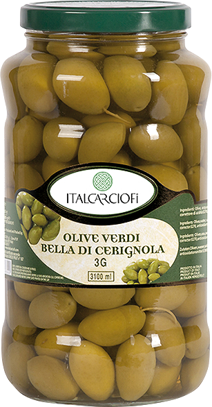 Olive Verdi Bella Cerignola 3.1lt ITALCARCIOFI