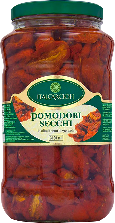 Pomodori Secchi in Olio 3.1lt ITALCARCIOFI