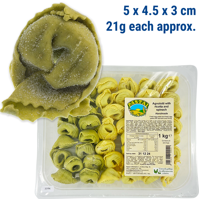 Agnolotti Ricotta e Spinaci 1kg PASTAI IN BRIANZA