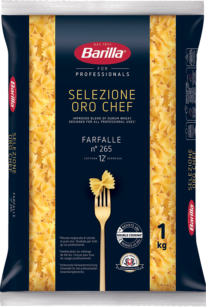 Farfalle No. 265 Oro Chef Professionals 1kg Barilla