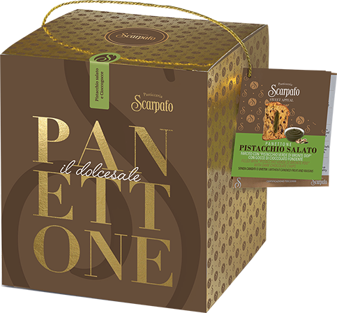 Caramello Salato e Gocce Di Cioccolato Fondente (Scatola Marrone) 1kg SCARPATO