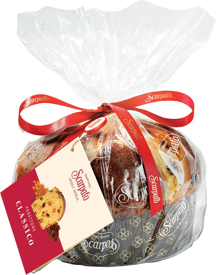 Panettone Classico (Cellophane) 1kg SCARPATO