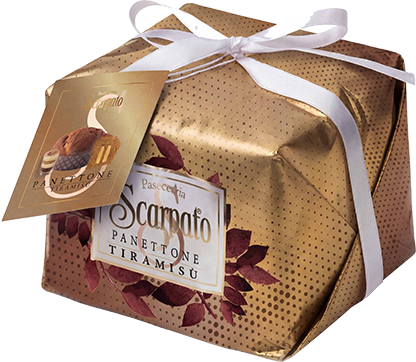 Panettone Tiramisù (Incarto a Mano Prestige) 800g SCARPATO