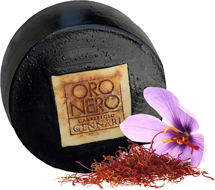 Oro Nero® Allo Zafferano Formaggio Duro Granulare (10-12kg approx.) CASEIFICIO GENNARI